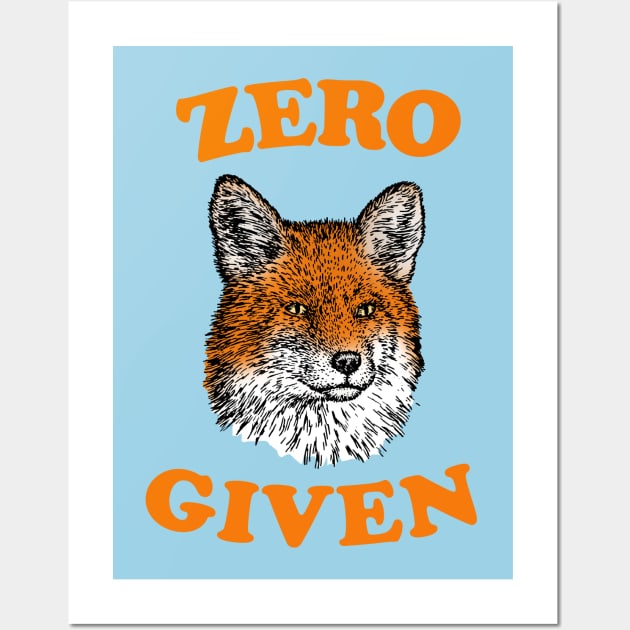 Zero Fox Given Wall Art by DankFutura